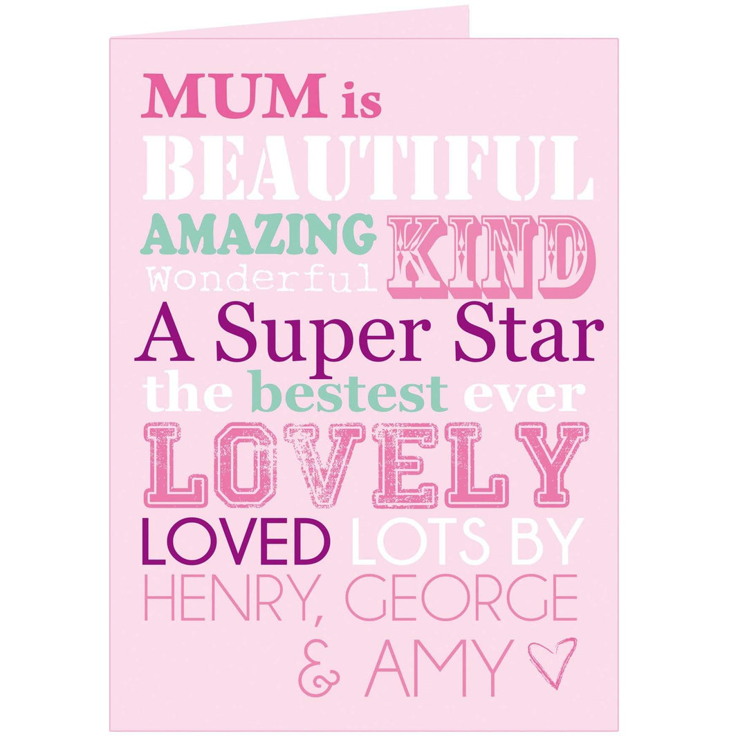 Personalised Memento Greetings Cards Personalised She Is... Card
