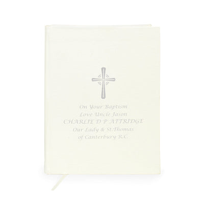 Personalised Memento Books Personalised Silver Companion Holy Bible - Eco-friendly