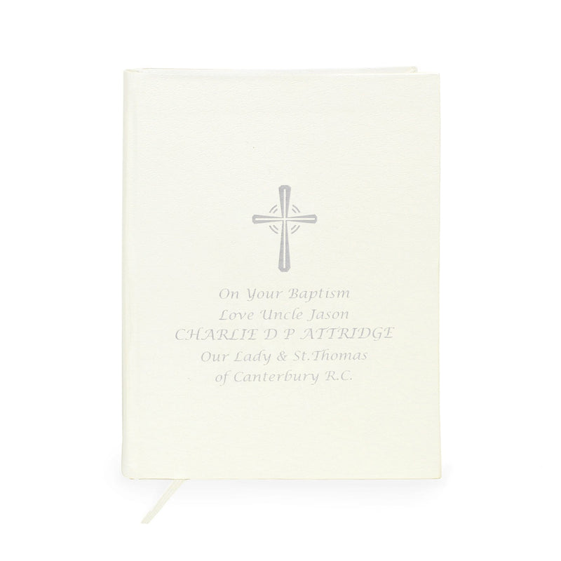 Personalised Memento Books Personalised Silver Companion Holy Bible - Eco-friendly