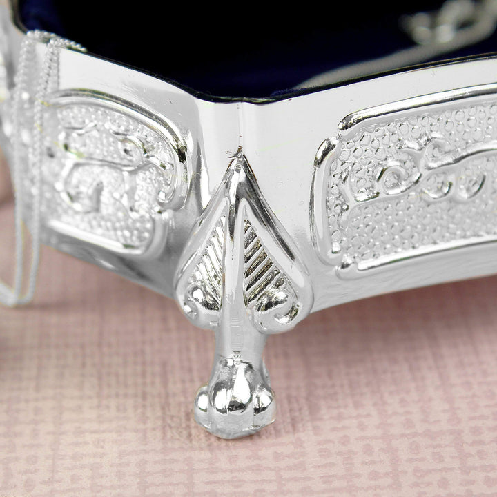 Personalised Memento Trinket, Jewellery &amp; Keepsake Boxes Personalised Small Antique Trinket Box