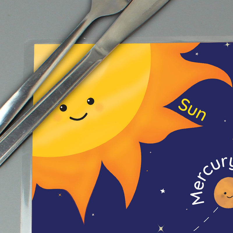 Personalised Memento Mealtime Essentials Personalised Solar System Placemat