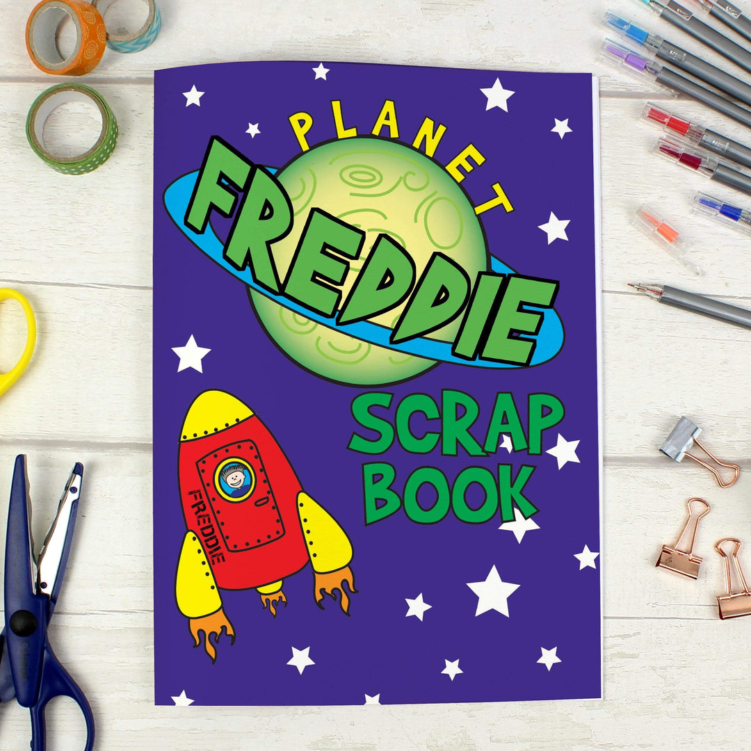 Personalised Memento Stationery &amp; Pens Personalised Space - A4 Scrapbook