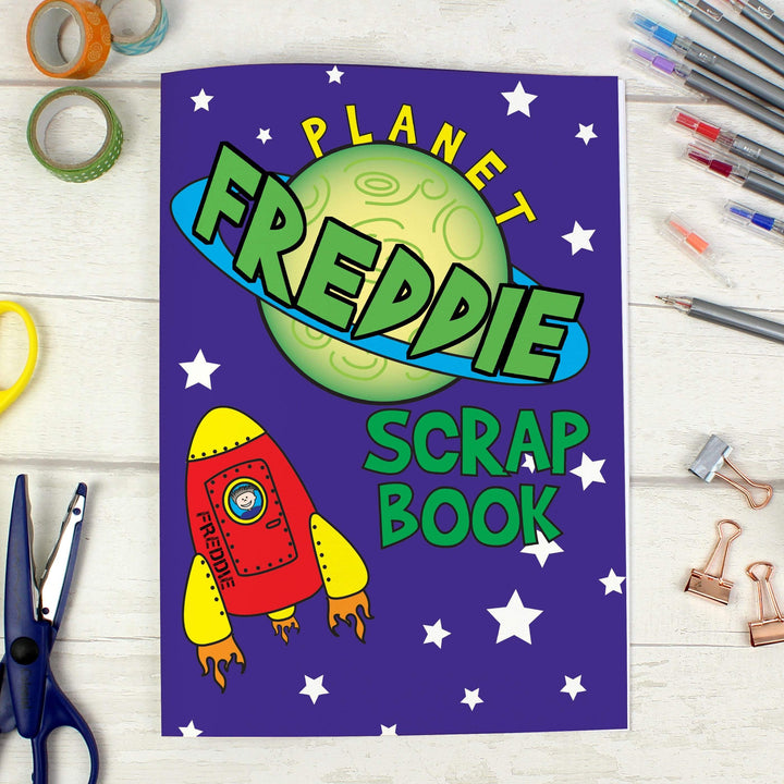 Personalised Memento Stationery &amp; Pens Personalised Space - A4 Scrapbook