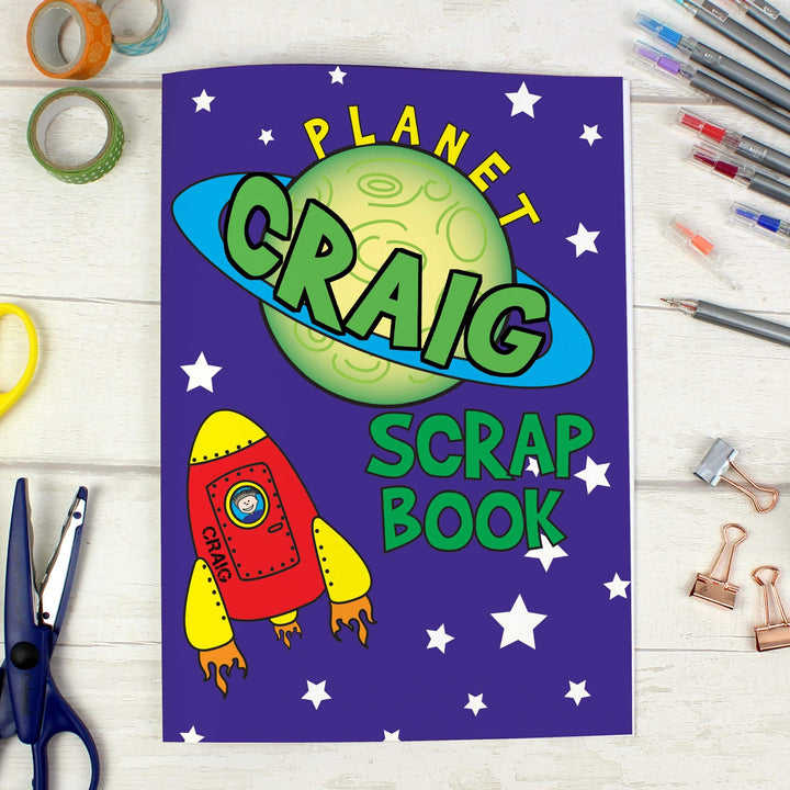 Personalised Memento Stationery &amp; Pens Personalised Space - A4 Scrapbook