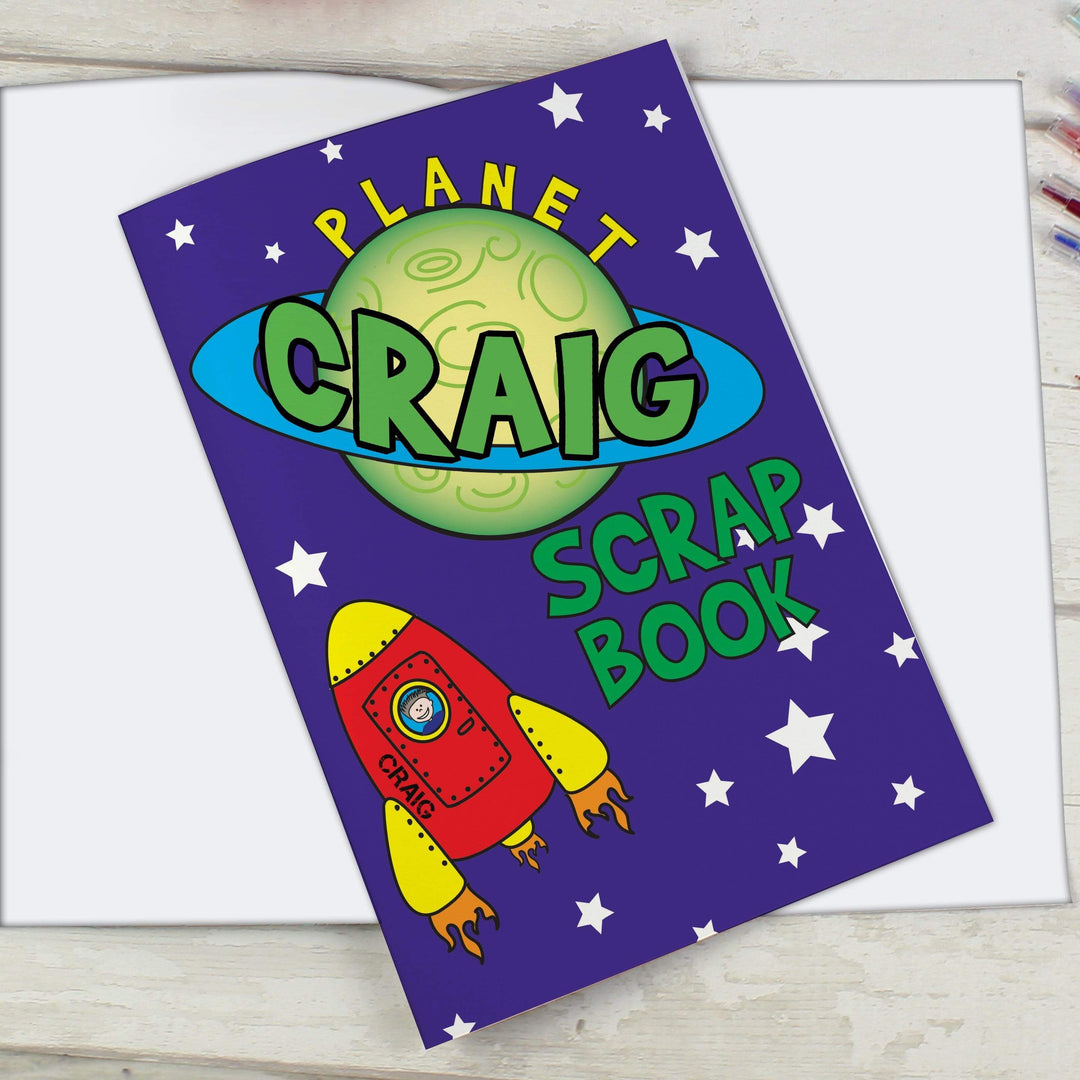Personalised Memento Stationery &amp; Pens Personalised Space - A4 Scrapbook