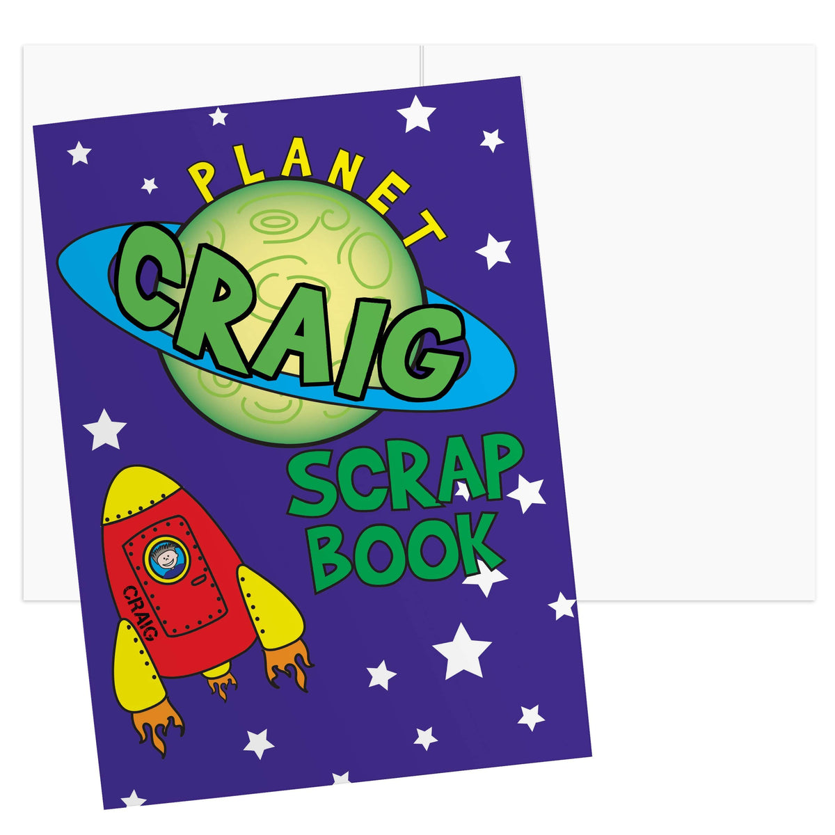 Personalised Memento Stationery & Pens Personalised Space - A4 Scrapbook