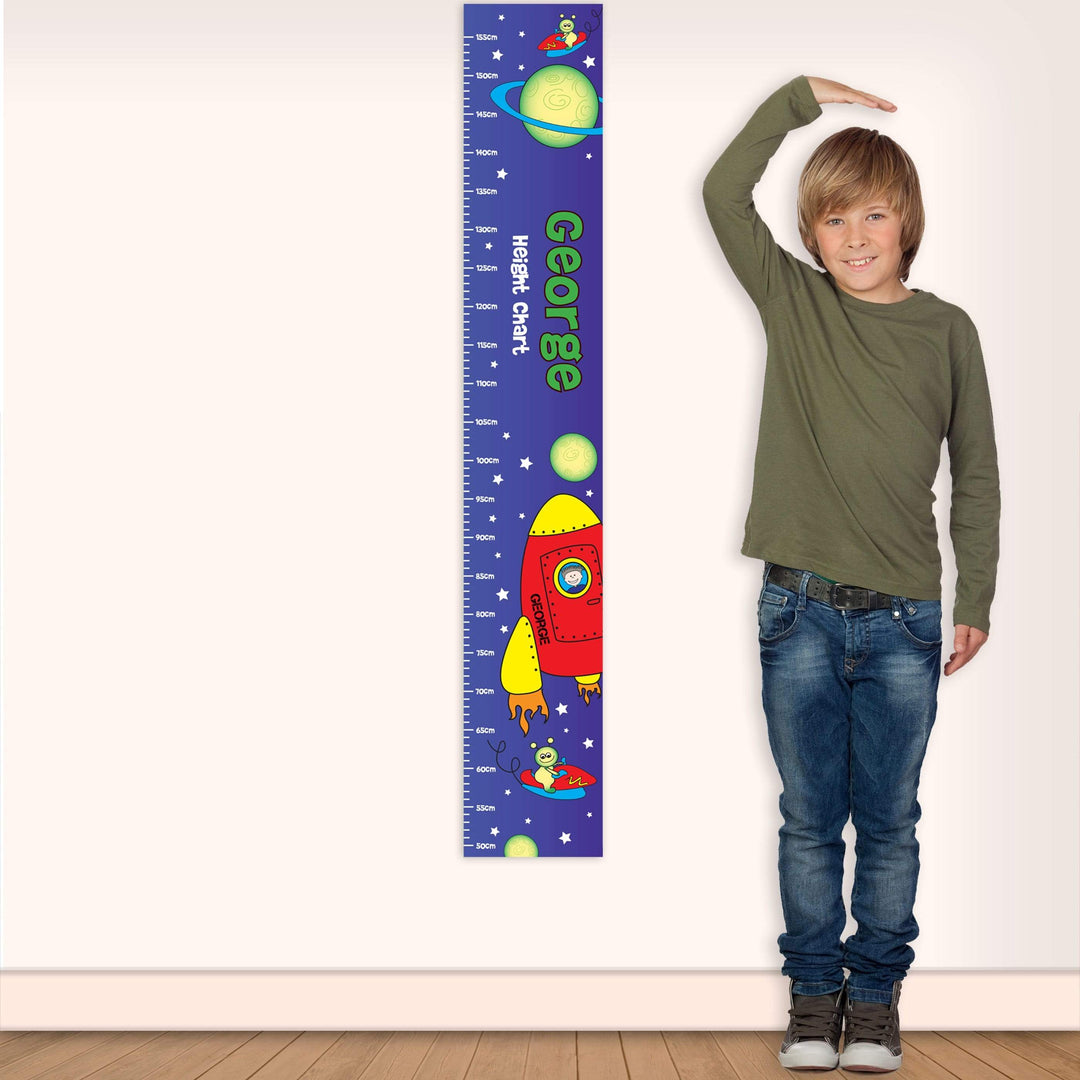 Personalised Memento Keepsakes Personalised Space Height Chart