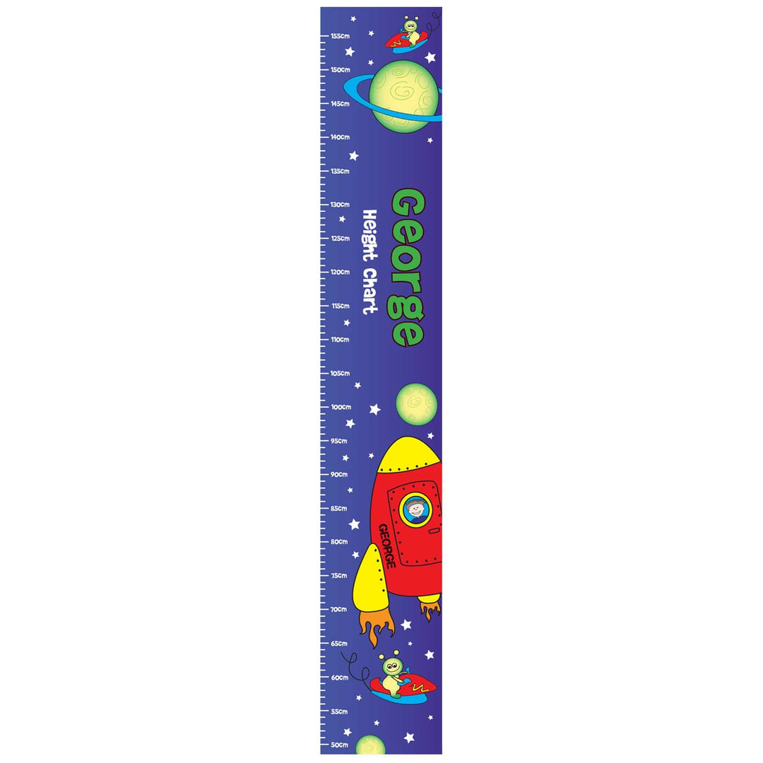 Personalised Memento Keepsakes Personalised Space Height Chart