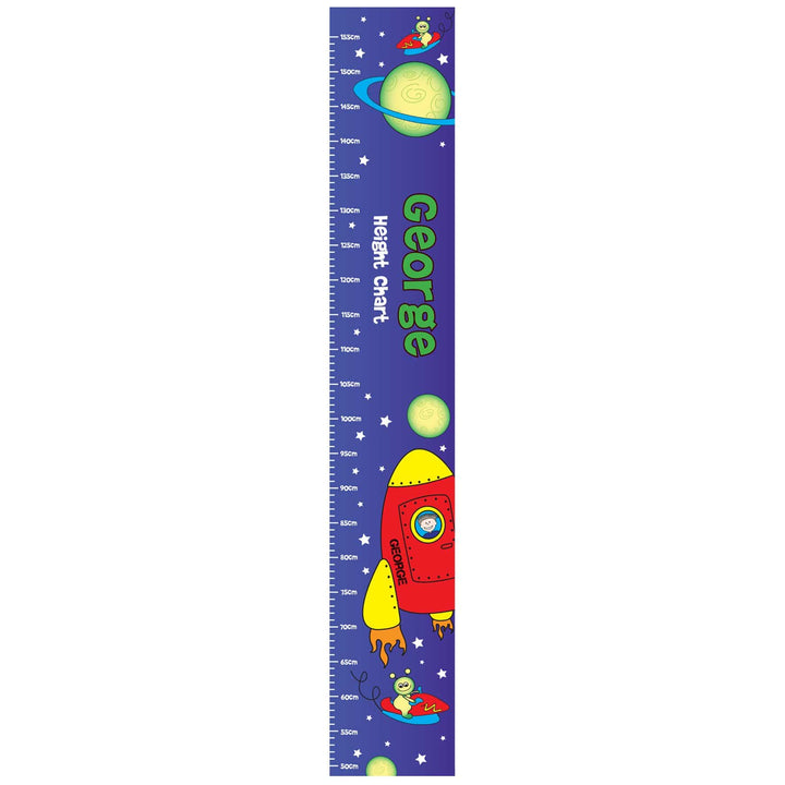 Personalised Memento Keepsakes Personalised Space Height Chart