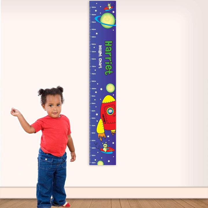 Personalised Memento Keepsakes Personalised Space Height Chart