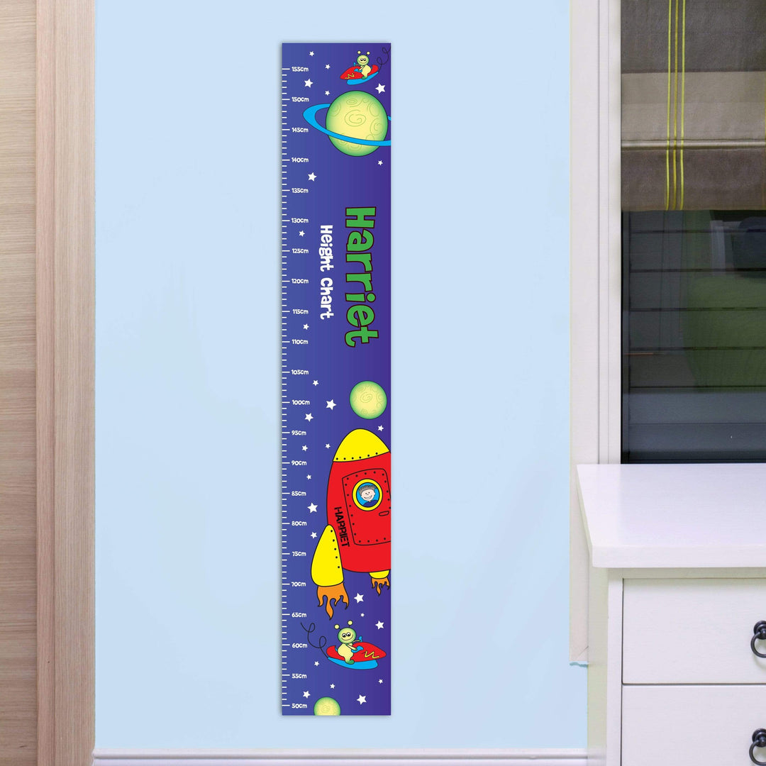 Personalised Memento Keepsakes Personalised Space Height Chart