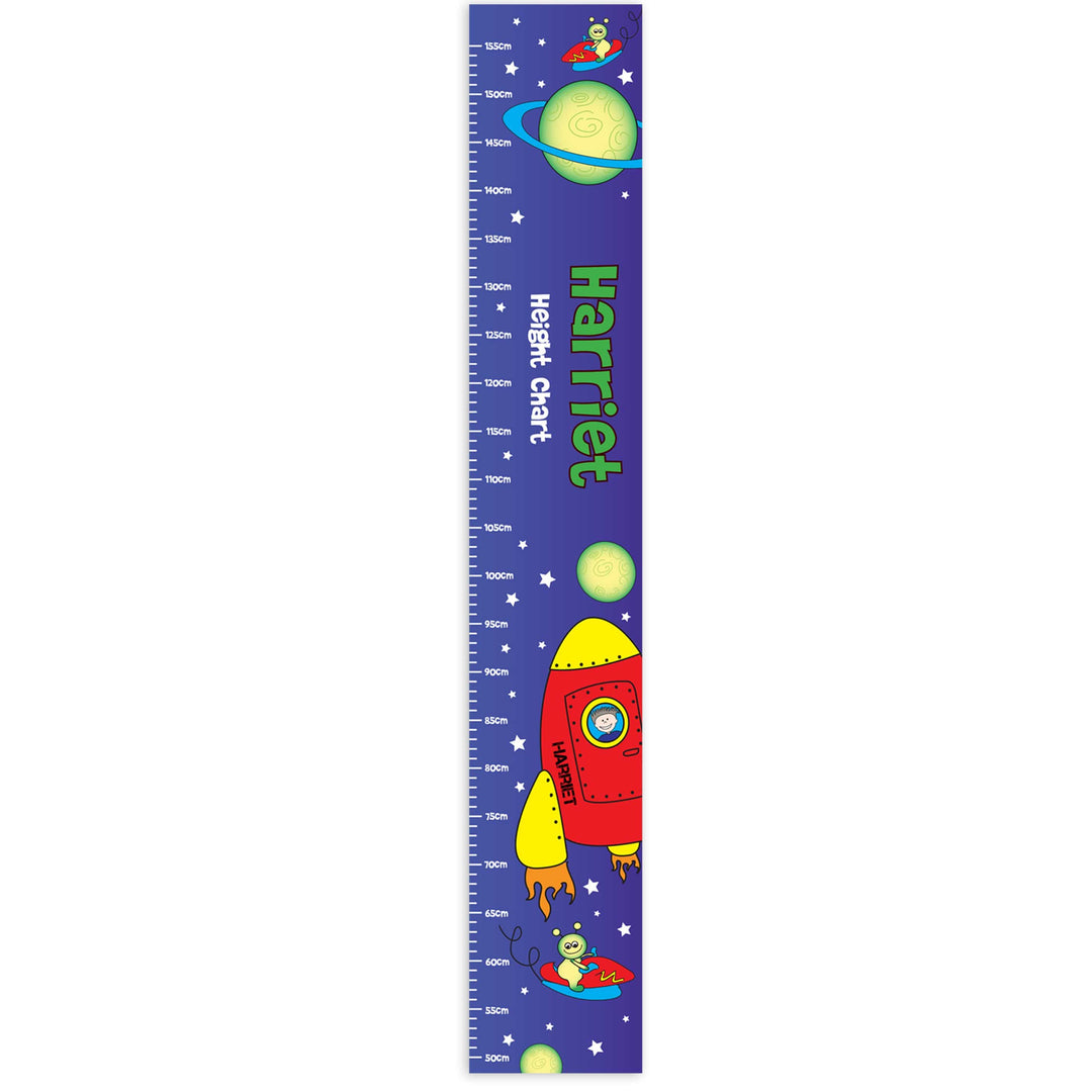 Personalised Memento Keepsakes Personalised Space Height Chart