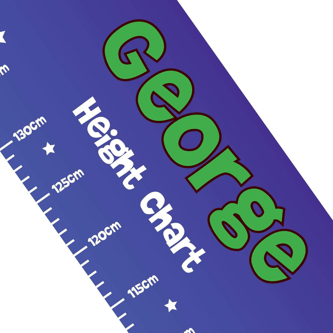 Personalised Memento Keepsakes Personalised Space Height Chart