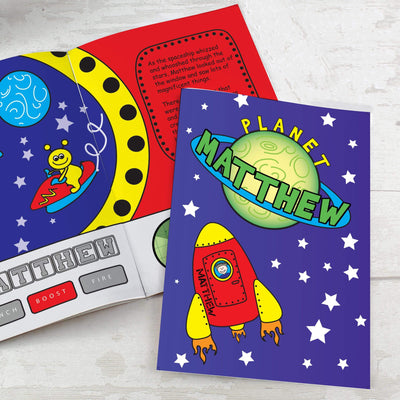 Personalised Memento Books Personalised Space Story Book