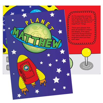 Personalised Memento Books Personalised Space Story Book