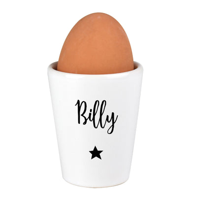Personalised Memento Personalised Star Name Only Egg Cup