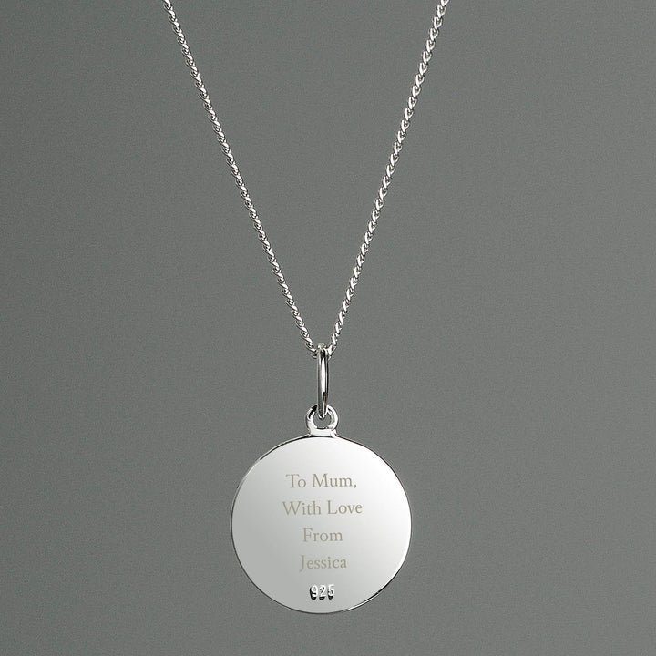 Personalised Memento Jewellery Personalised Sterling Silver &amp; 9ct Gold St. Christopher Necklace