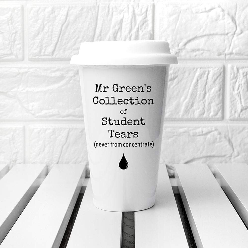 Treat Personalised Students Tears Travel Mug