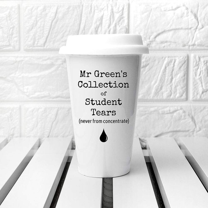 Treat Personalised Students Tears Travel Mug
