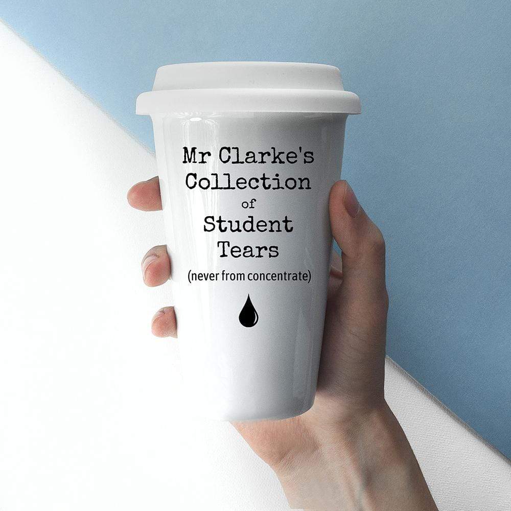 Treat Personalised Students Tears Travel Mug