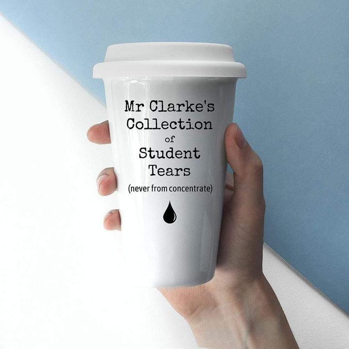 Treat Personalised Students Tears Travel Mug