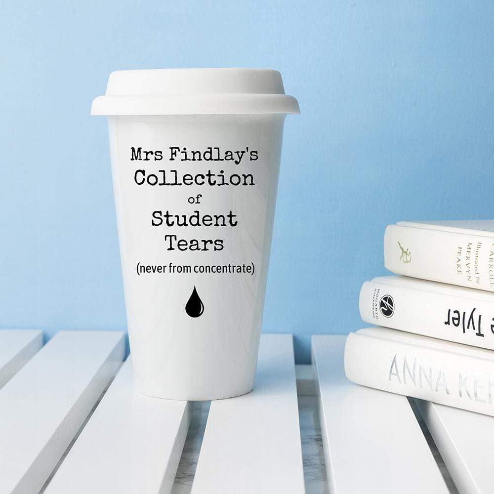 Treat Personalised Students Tears Travel Mug