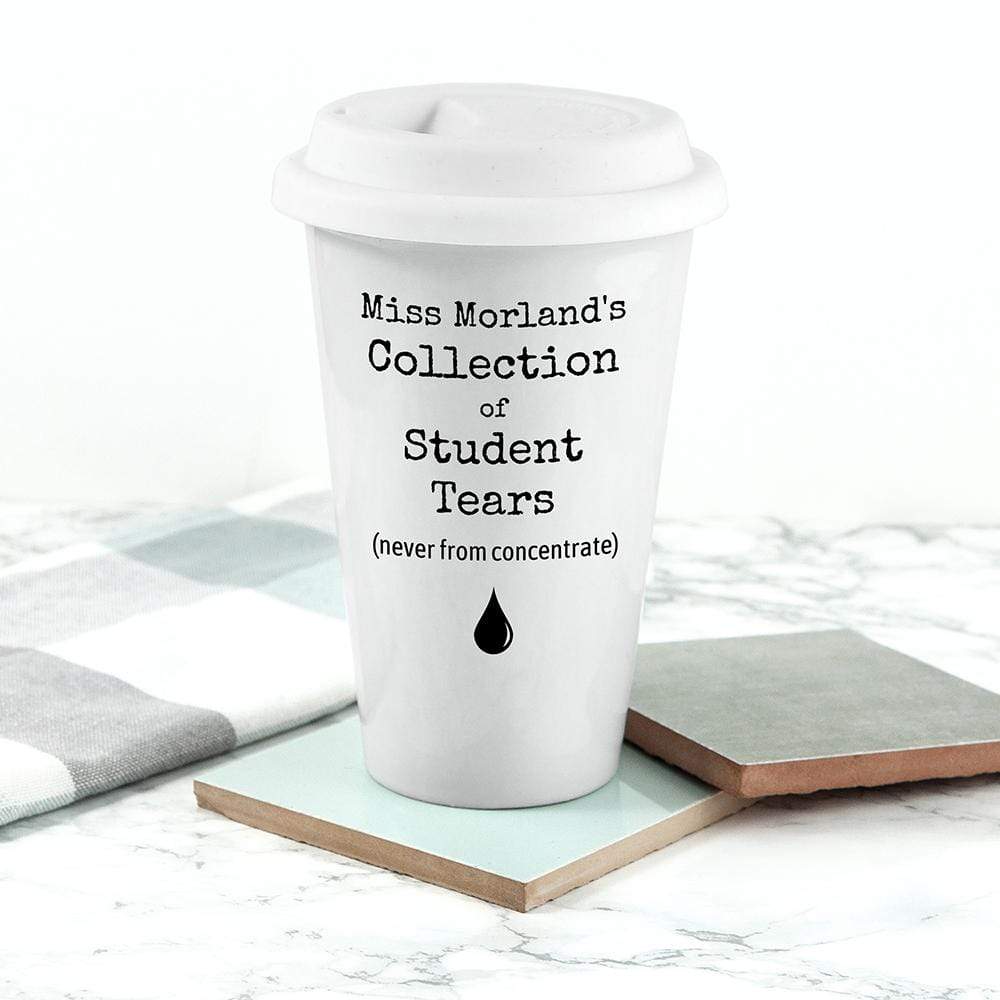 Treat Personalised Students Tears Travel Mug