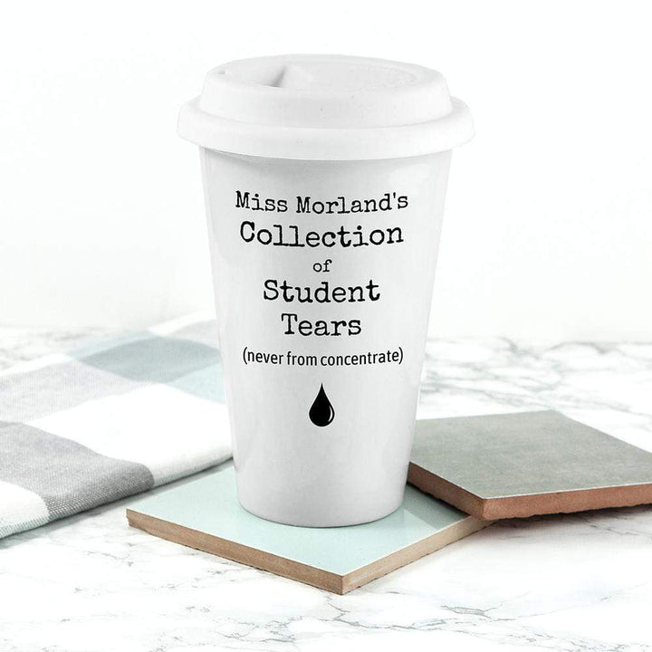 Treat Personalised Students Tears Travel Mug