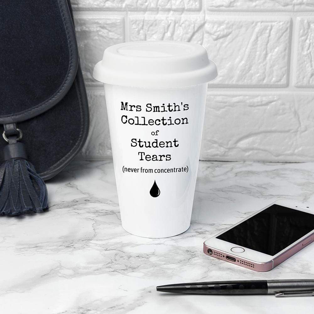 Treat Personalised Students Tears Travel Mug