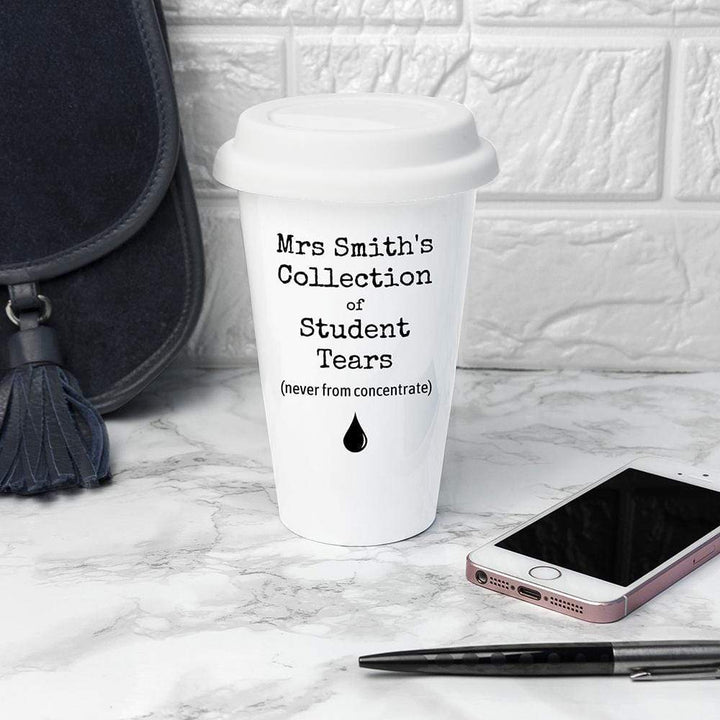 Treat Personalised Students Tears Travel Mug