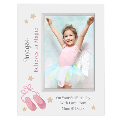 Personalised Memento Photo Frames, Albums and Guestbooks Personalised Swan Lake Ballet 7x5 Box Photo Frame