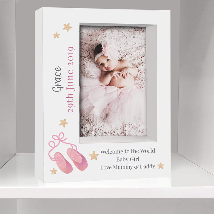 Personalised Memento Photo Frames, Albums and Guestbooks Personalised Swan Lake Ballet 7x5 Box Photo Frame