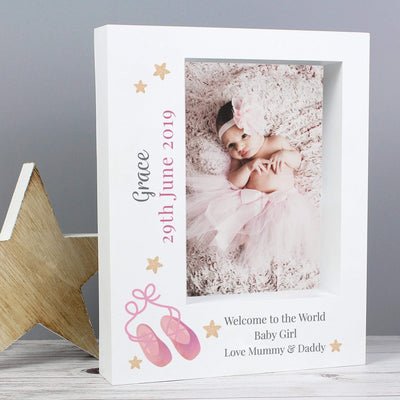 Personalised Memento Photo Frames, Albums and Guestbooks Personalised Swan Lake Ballet 7x5 Box Photo Frame