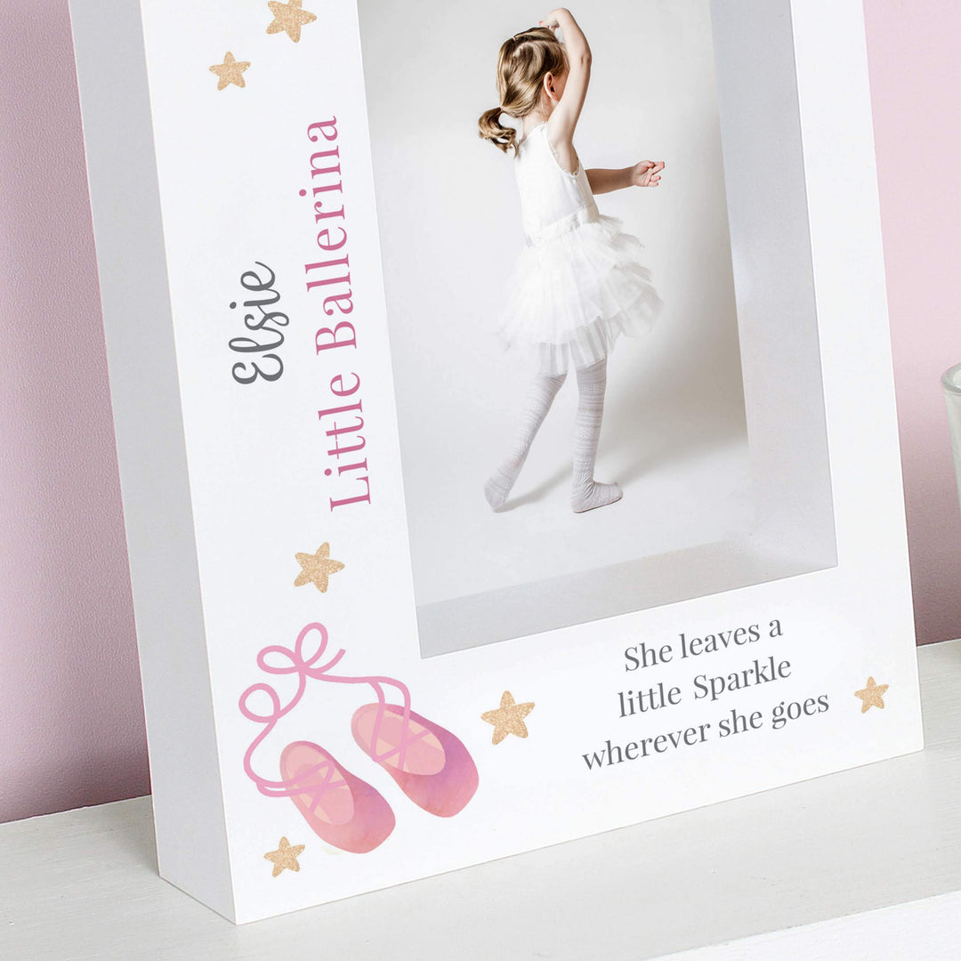 Personalised Memento Photo Frames, Albums and Guestbooks Personalised Swan Lake Ballet 7x5 Box Photo Frame