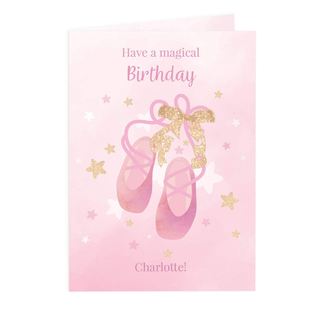 Personalised Memento Greetings Cards Personalised Swan Lake Ballet Card