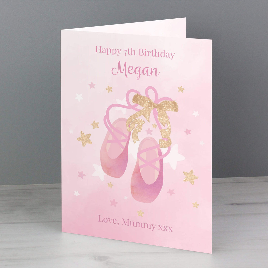 Personalised Memento Greetings Cards Personalised Swan Lake Ballet Card