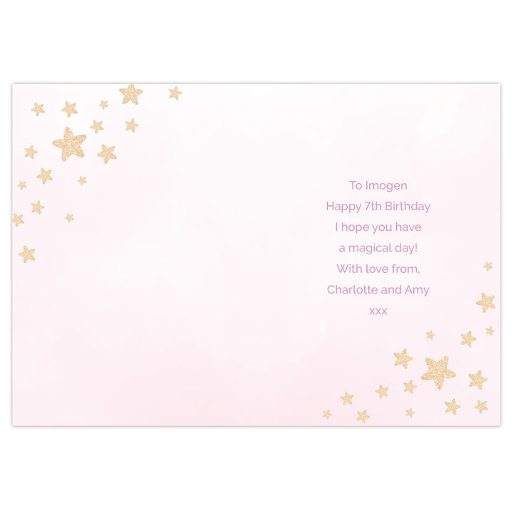 Personalised Memento Greetings Cards Personalised Swan Lake Card