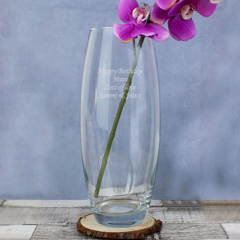 Personalised Memento Vases Personalised Tapered Bullet Vase