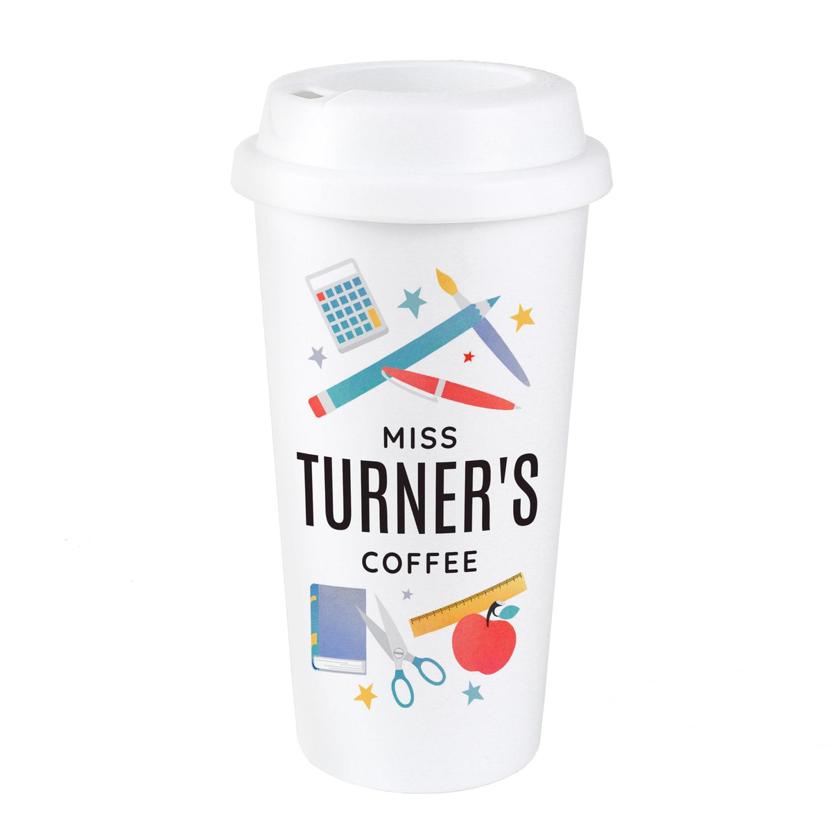 Personalised Memento Personalised Teachers Insulated Eco Travel Cup