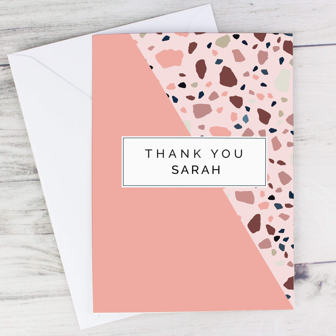 Personalised Memento Greetings Cards Personalised Thank You Card