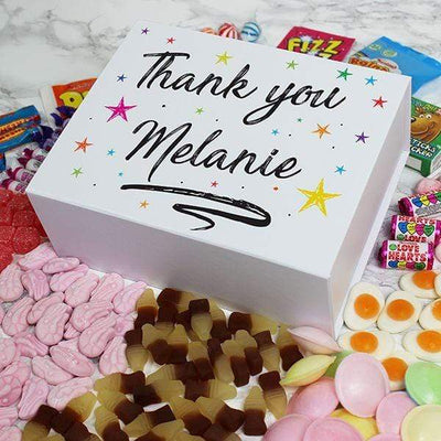 Great Gifts Personalised Thank You Deluxe Sweet Box