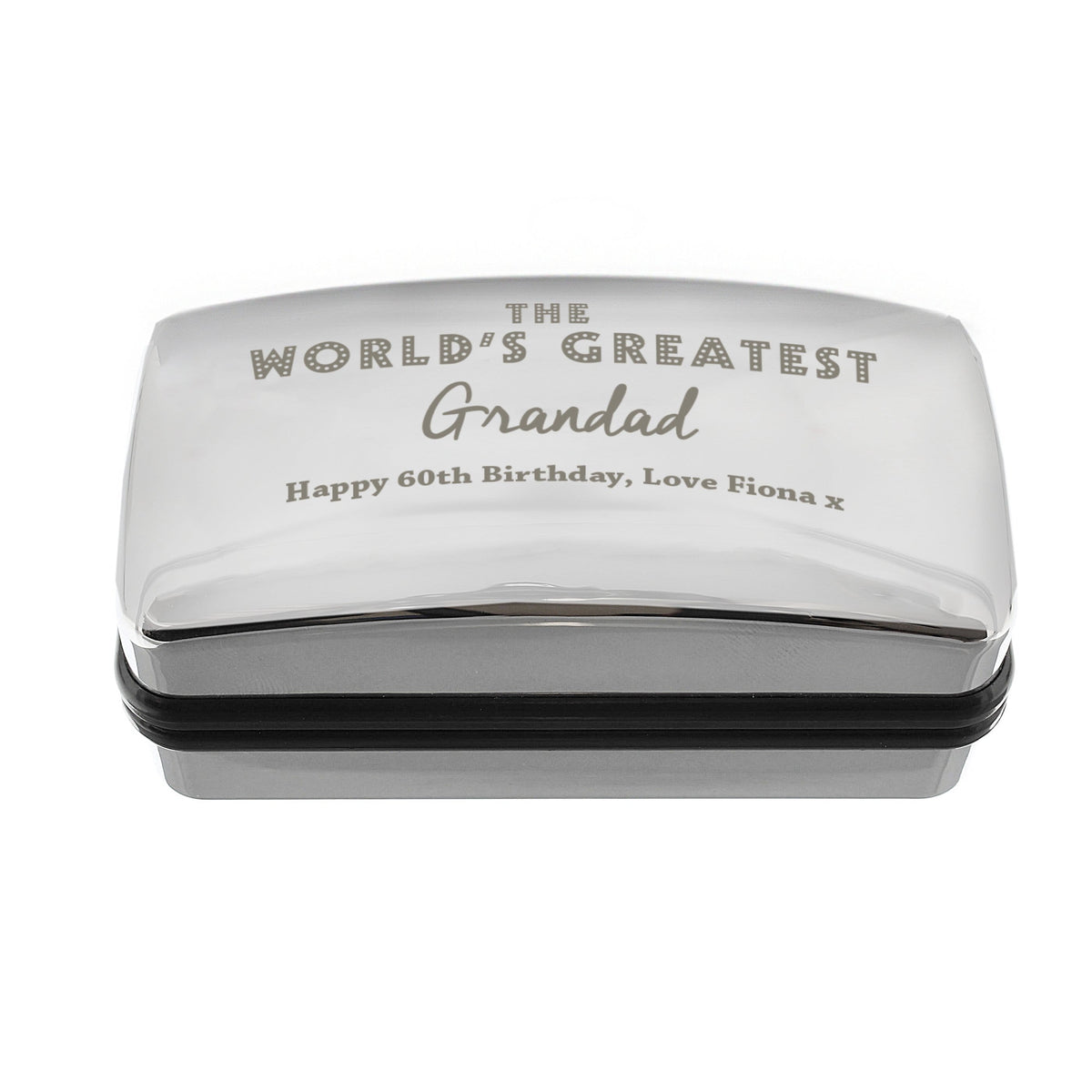 Personalised Memento Jewellery Personalised 'The World's Greatest' Cufflink Box