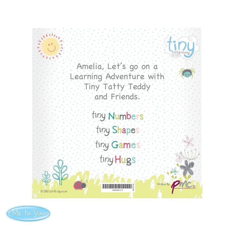 Personalised Memento Books Personalised Tiny Tatty Teddy Learning Adventure Book