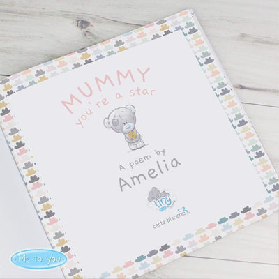 Personalised Memento Books Personalised Tiny Tatty Teddy Mummy You're A Star, Poem Book