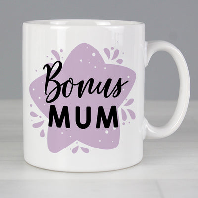 Personalised Memento Personalised To My Bonus Mum Mug