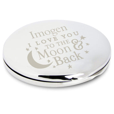 Personalised Memento Keepsakes Personalised To the Moon and Back... Compact Mirror