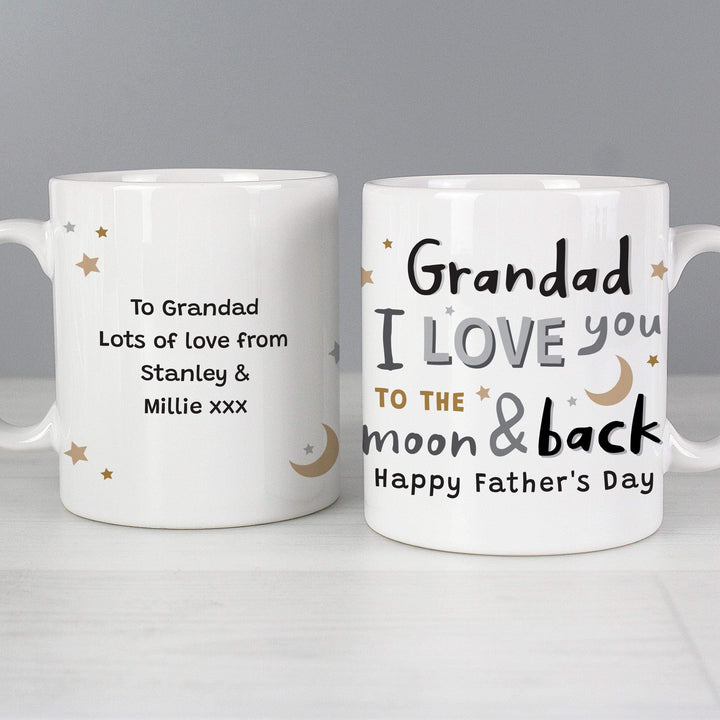 Personalised Memento Personalised To the Moon and Back Mug