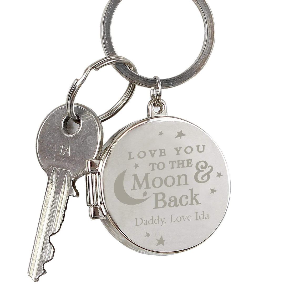 Personalised Memento Keepsakes Personalised To the Moon and Back...Photo Keyring
