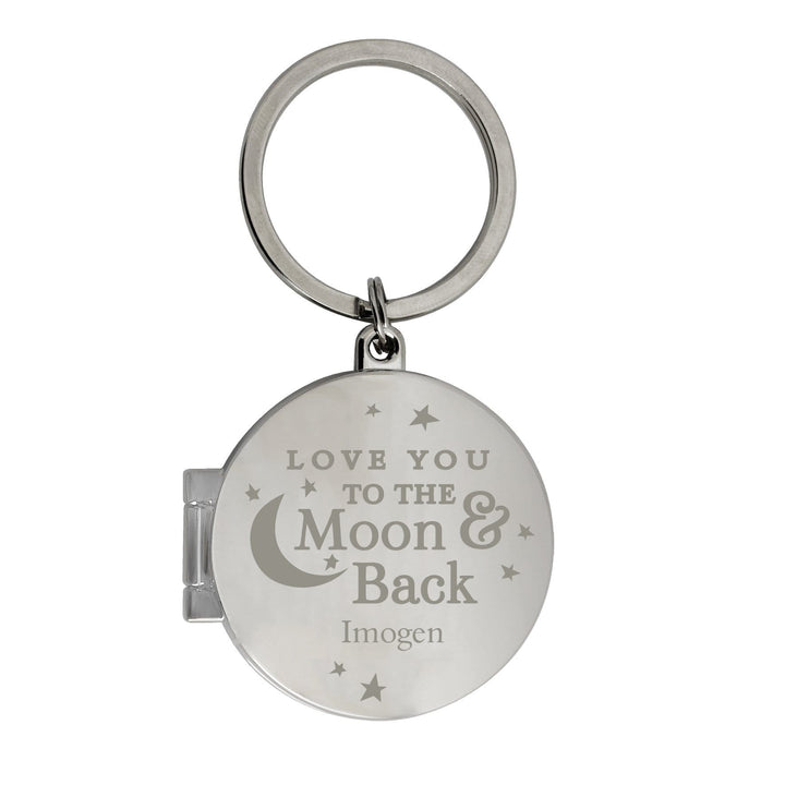 Personalised Memento Keepsakes Personalised To the Moon and Back...Photo Keyring