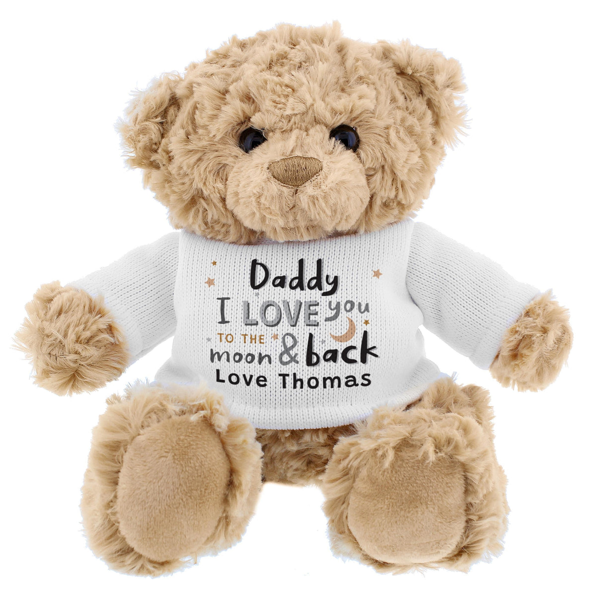 Personalised Memento Personalised To the Moon and Back Teddy Bear